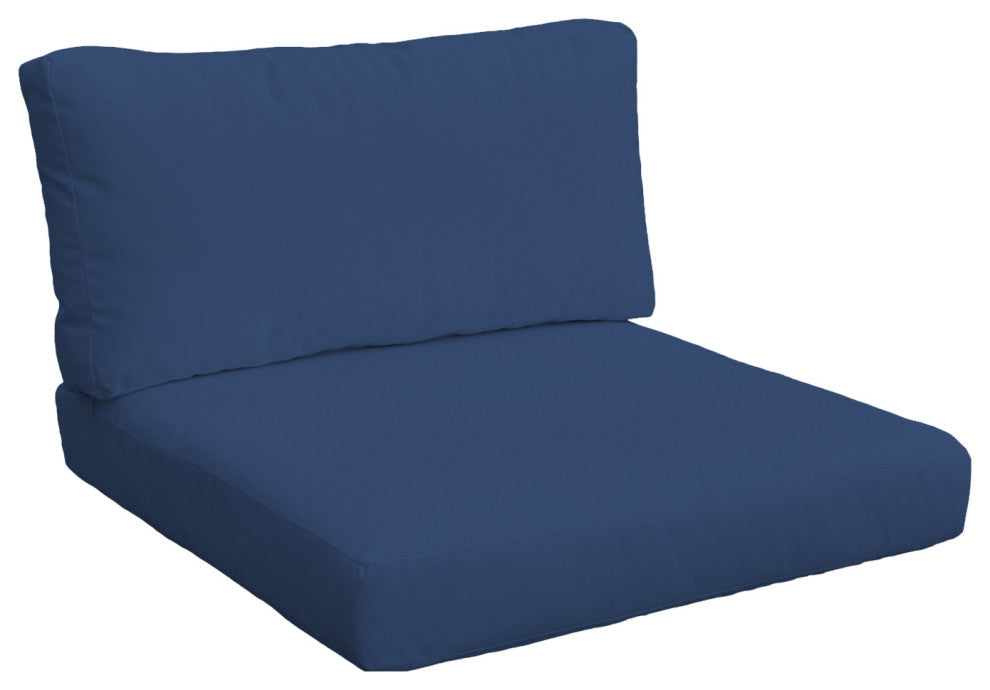 Covers for Chair Cushions 4" Thick, Navy