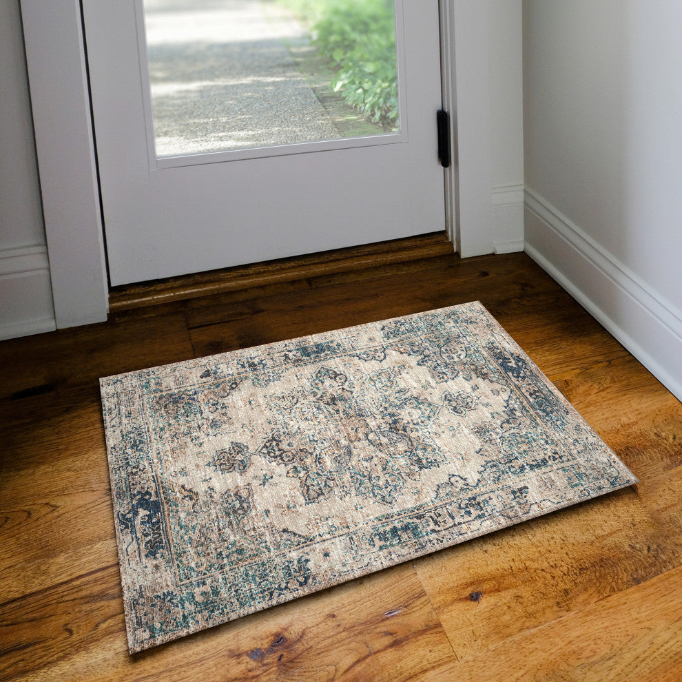 Jericho JC6 Linen 2' x 3' Rug