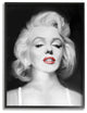 Stupell Industries Marilyn Portrait Red Vintage Hollywood Movie Star, 16 x 20