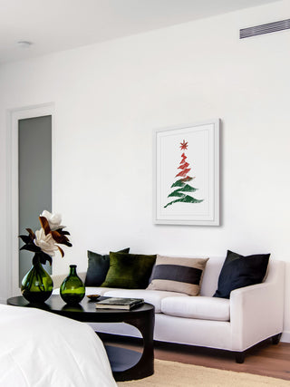 "Watercolor Tree" Framed Painting Print