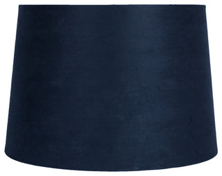 16" Suede Hardback Lamp Shade, Navy