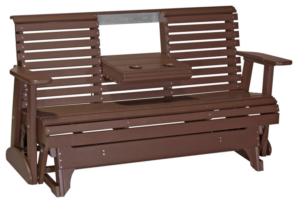 Poly Plain Glider, Chestnut Brown, 5 Foot, Standard