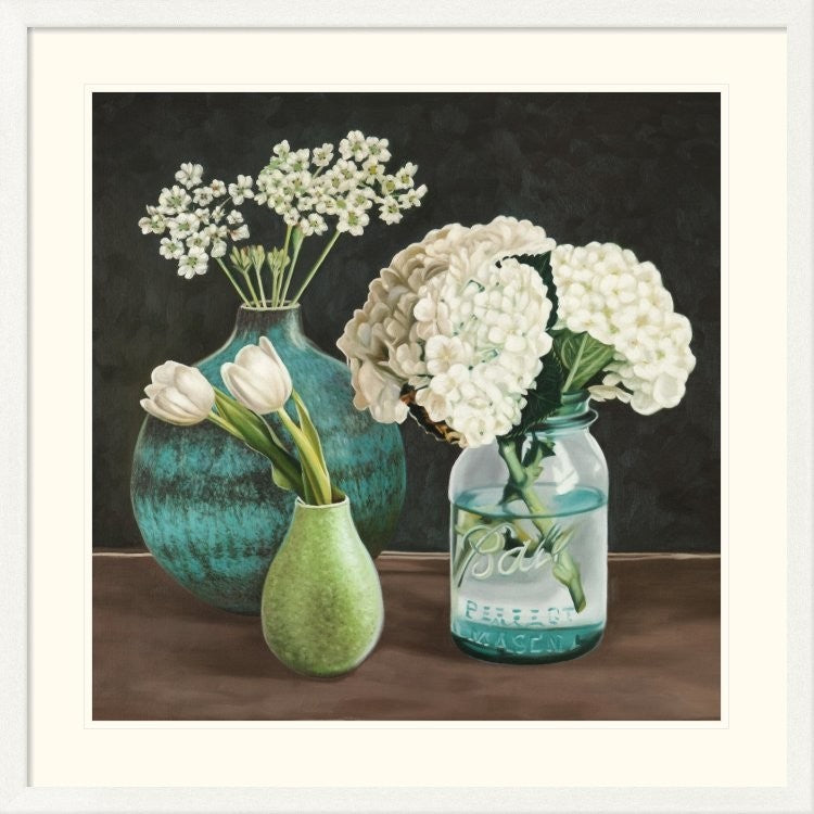 "Petit Fleuriste I" Framed Digital Print by Pierre Benson, 39x39"
