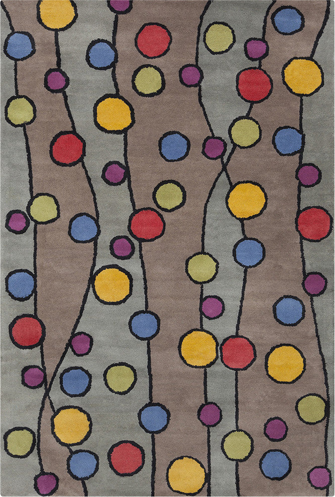 Allie Contemporary Contemporary Area Rug, 5'x7'6"