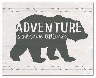 Adventure Is Out There Cub 20x16 Canvas Wall Art