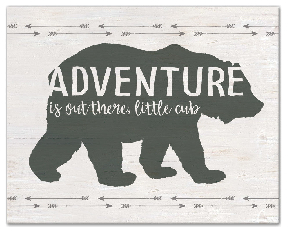 Adventure Is Out There Cub 20x16 Canvas Wall Art