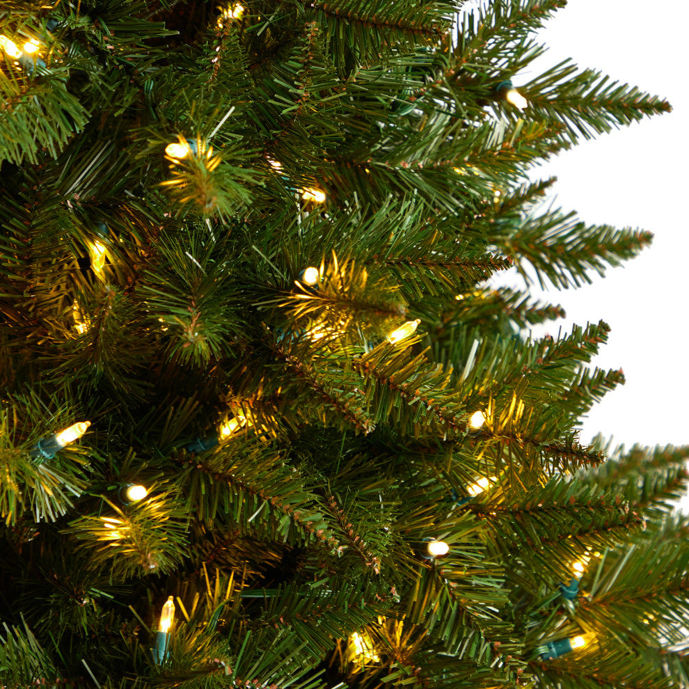 4' Vermont Spruce Artificial Christmas Tree With 200 Color Changing LED Lights