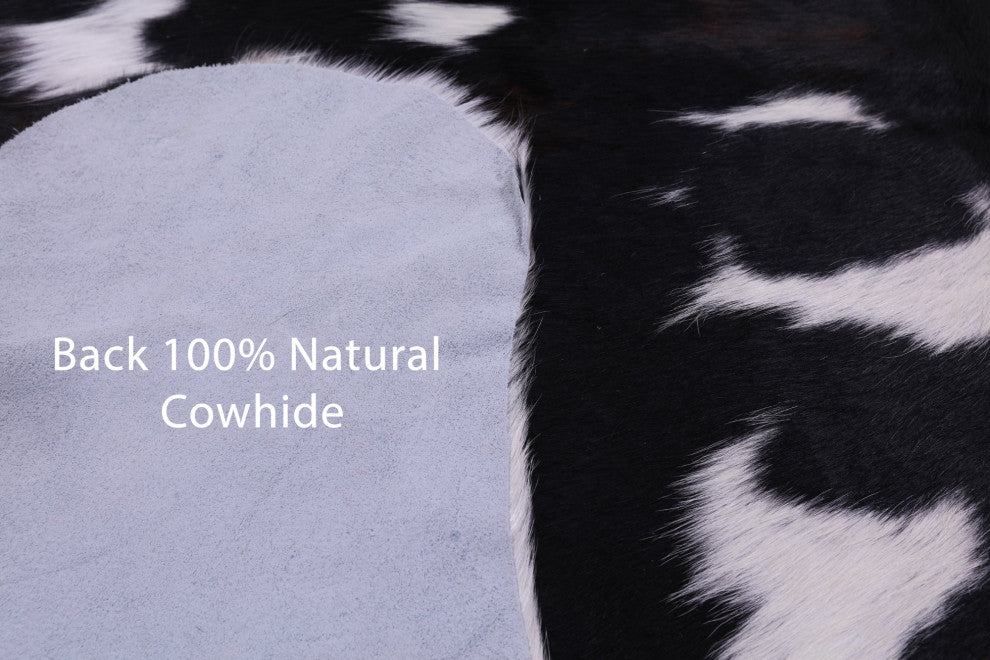 7' 0" X 6' 0" Natural Cowhide Rug C1837