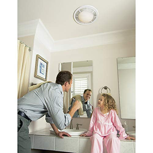 Bath Fan, 100 CFM and 5.0-Sones, White