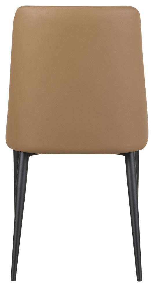 First of A Kind Lula Dining Chair Cool Tan Vegan Leather