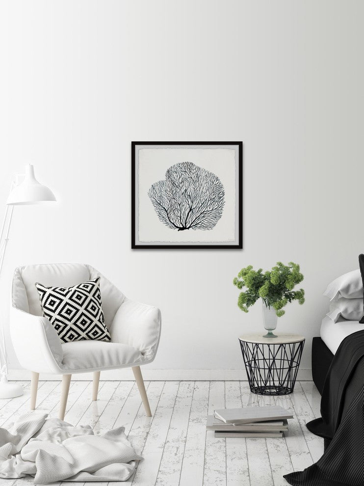 "Sea Fern" Framed Painting Print, 24"x24"