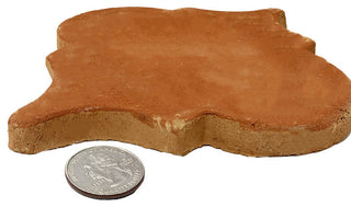 Encaustic Terracotta Arabesque, 9"x9Â½", Set of 20 tiles