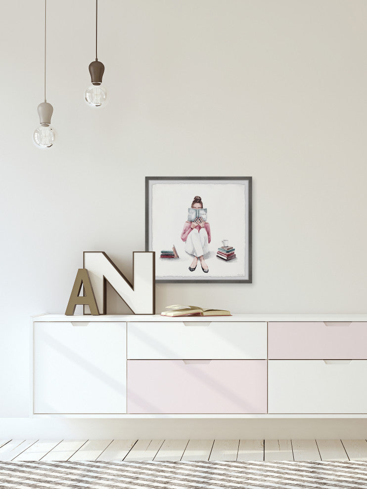 "All About Paris" Framed Painting Print, 24x24