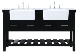 Home Living 22" Farmhouse Black-Light Bathroom Vanity