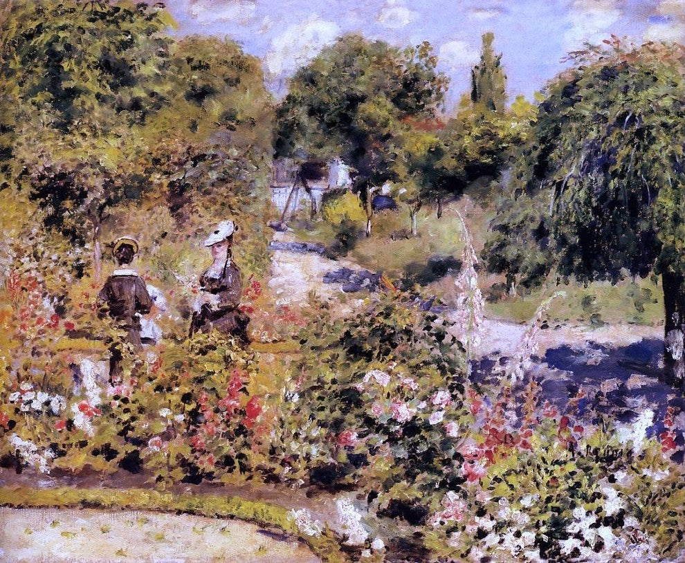 Pierre Auguste Renoir The Garden at Fontenay Wall Decal