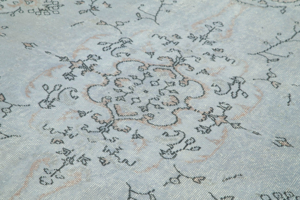 Rug N Carpet - Hand-knotted Anatolian 5' 5" x 9' 3" Rustic Overdyed Area Rug