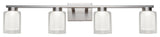 Saville - Bathroom Vanity - 4-Light - Brushed Nickel