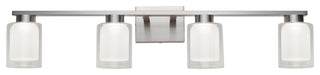 Saville - Bathroom Vanity - 4-Light - Brushed Nickel