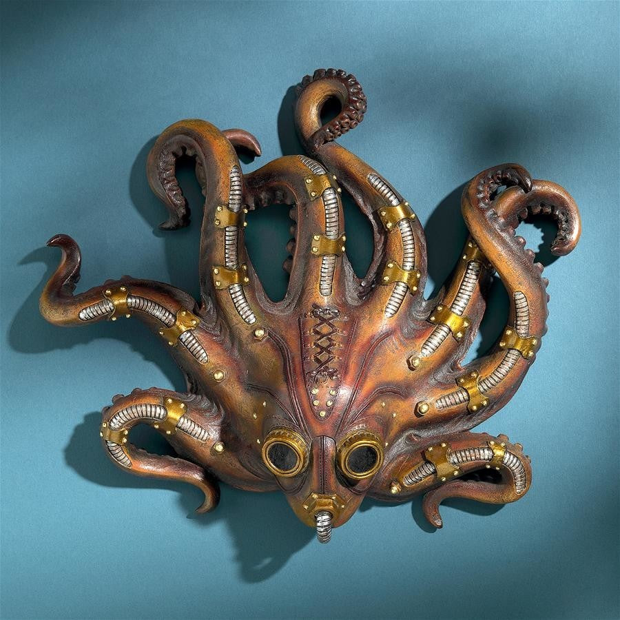 Steampunk Octopod Wall Sculpture