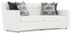 Bernhardt Candace Fabric White Sofa