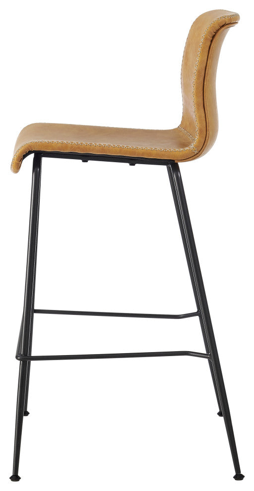Jayden PU Counter Stool, Vintage Cedar