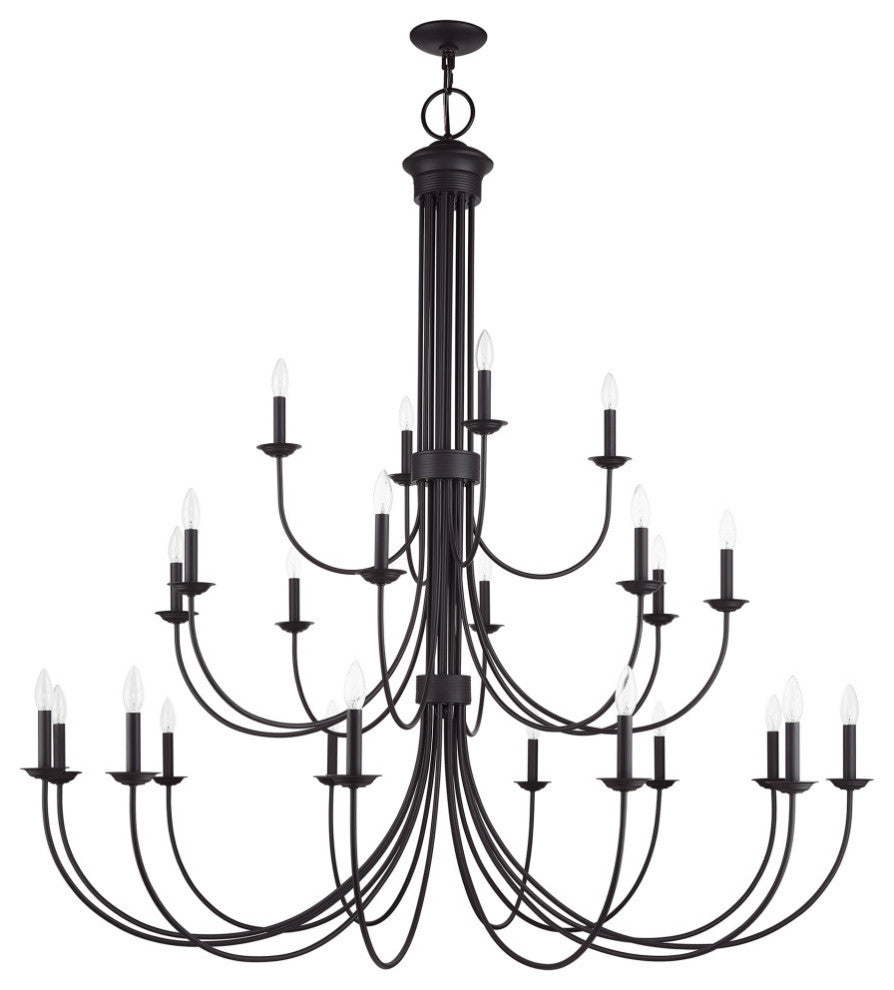 Estate 24-Light Bronze Grande Foyer Chandelier