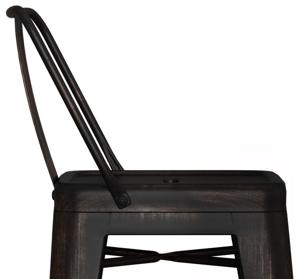 Rayne 24 inch Metal Counter Height Stool (Set of 2)