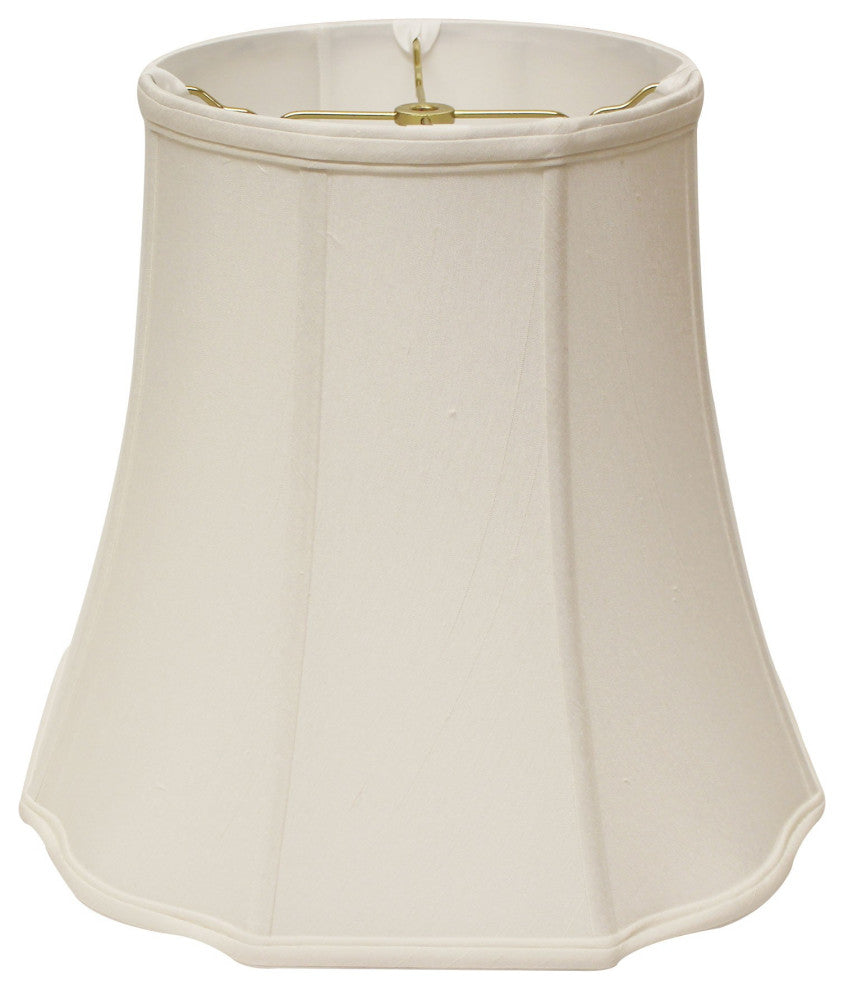 18" White Premium Octagon Monay Shantung Lampshade