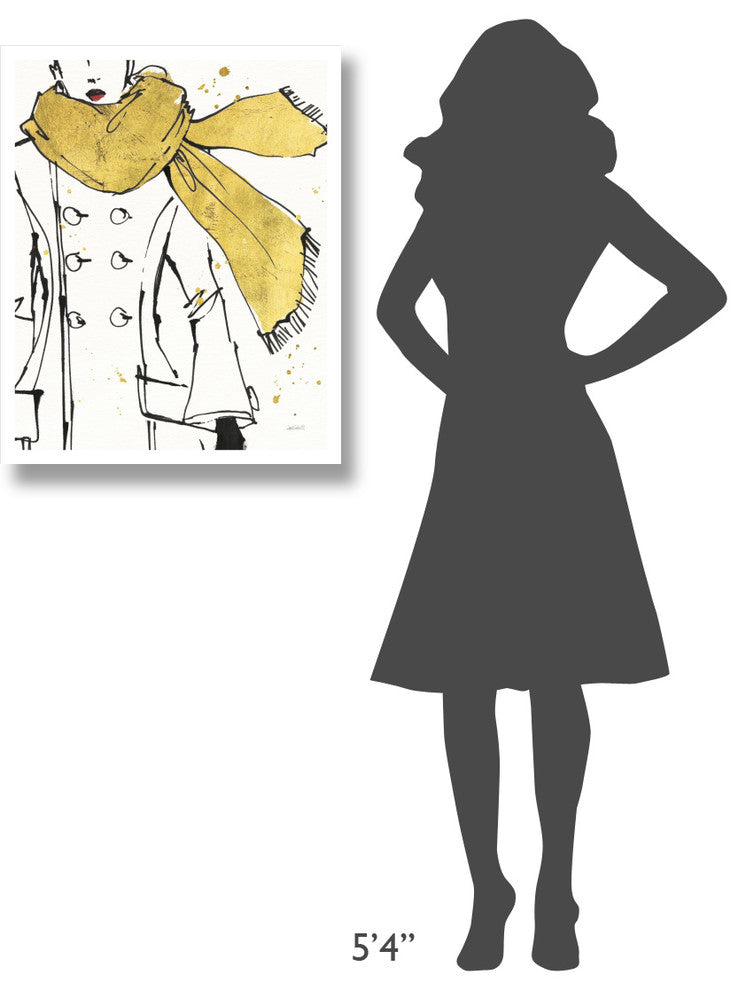 "Fashion Strokes III" Digital Paper Print by Anne Tavoletti, 24"x30"