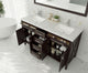 Wimbledon Vanity, Brown, 60"