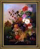 Jan Van Der Waarden Poppies Peonies Roses and Other Flowers Print, 20"x25"
