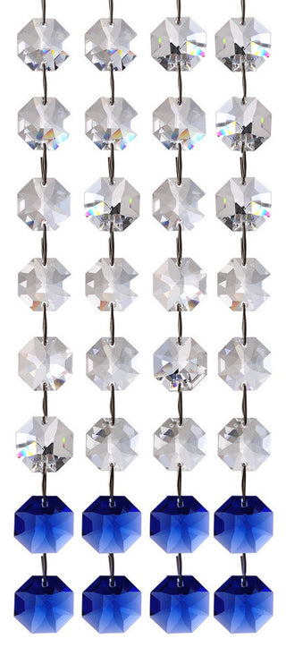 Milieu 1-Light Modern Mini-Pendant by Allegri, Firenze Dark Sapphire