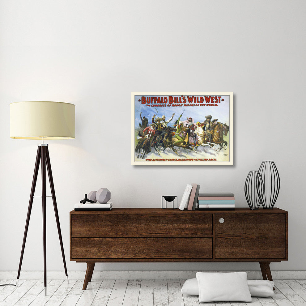 Buffalo Bill's Wild West And Congress Of Rough Riders Of The World, 40x29