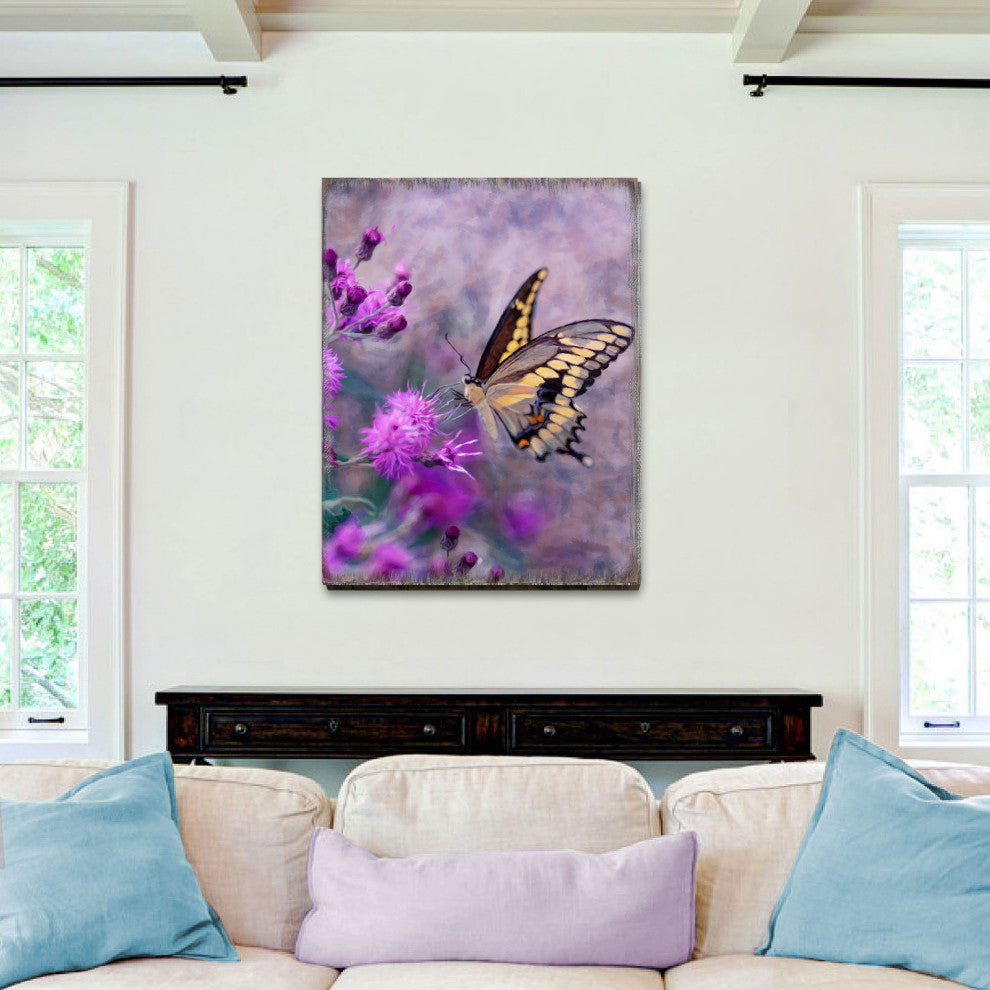 Machaon Art Wooden Wall Art, Oversized 48x36