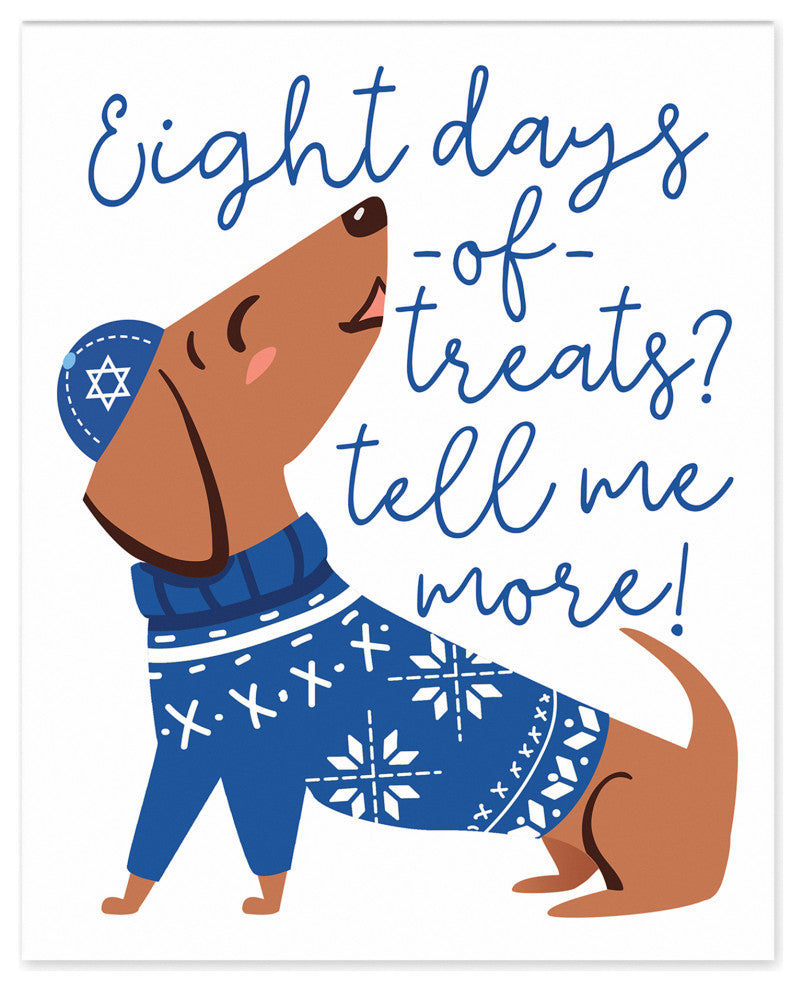 Eight Days of Treats 8"x10" Easelback Canvas