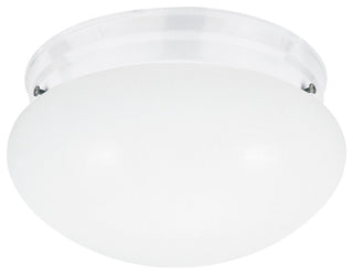 Webster 1-Light Ceiling Flush Mount, White
