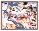 Amy Sia Marbled Terrain Rose Pink Rectangular Tray, 18"x14"