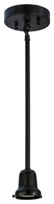Meyda Lighting 156511 5"W Craftsman Brown on Brass 1 Light Pendant Hardware