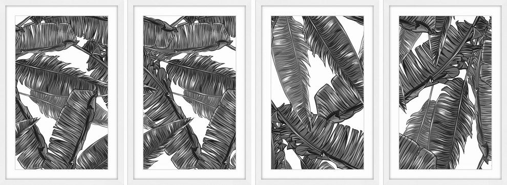 Hobe Sound Quadriptych, 80x30