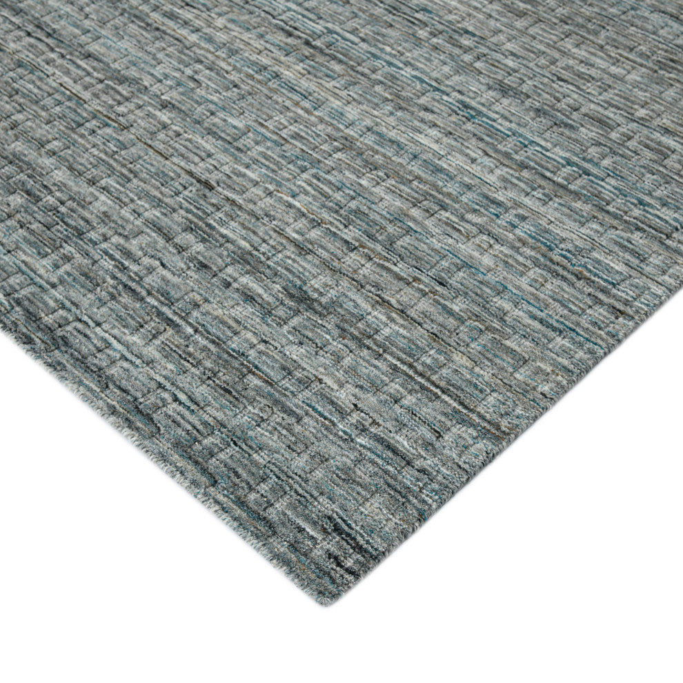 Houston Aliya Area Rug, Turq Gray, 2' x 3', Geometric