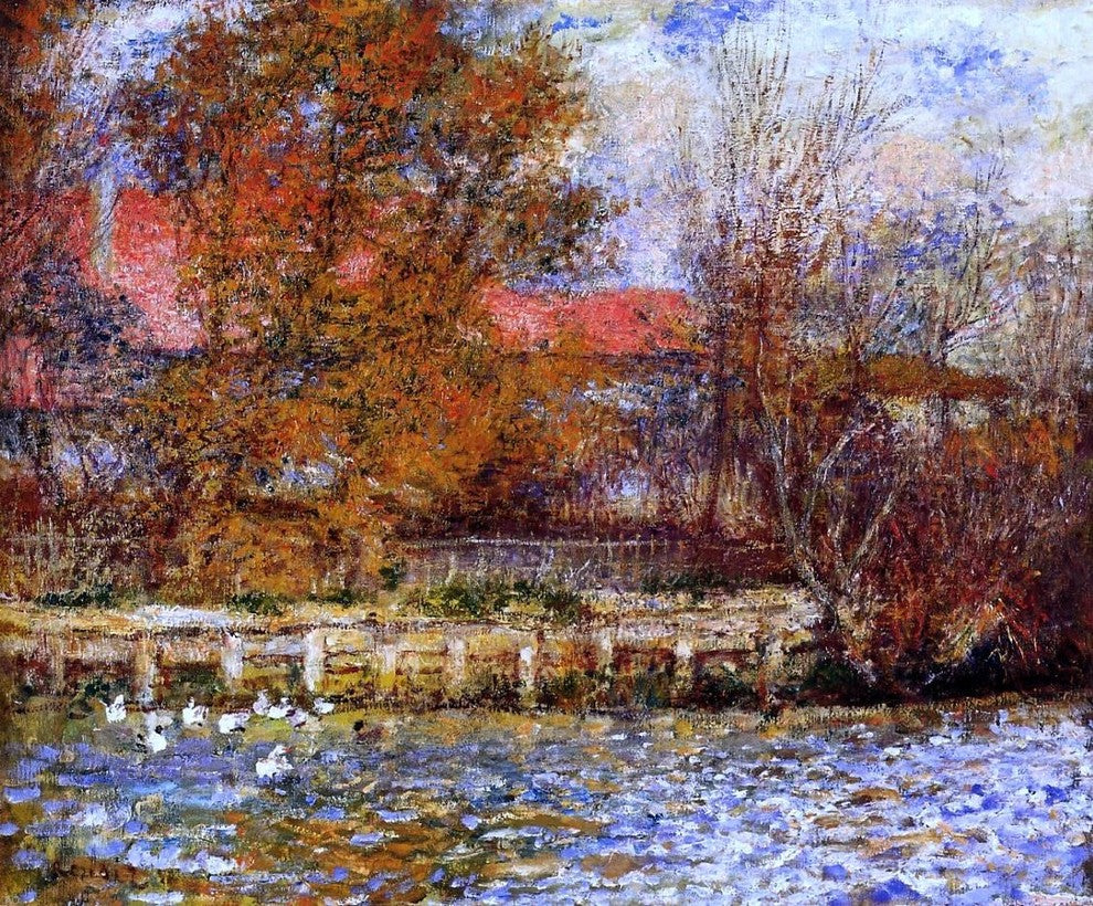 Pierre Auguste Renoir The Duck Pond Wall Decal