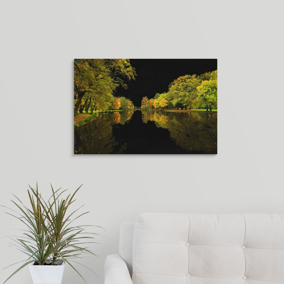 "Black Beauty" Wrapped Canvas Art Print, 24"x16"x1.5"