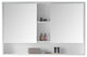 Fine Fixtures Surface Mount Bathroom Medicine Cabinet, White.