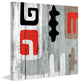 "Deco Rhapsody XII" Painting Print on Canvas by Irena Orlov