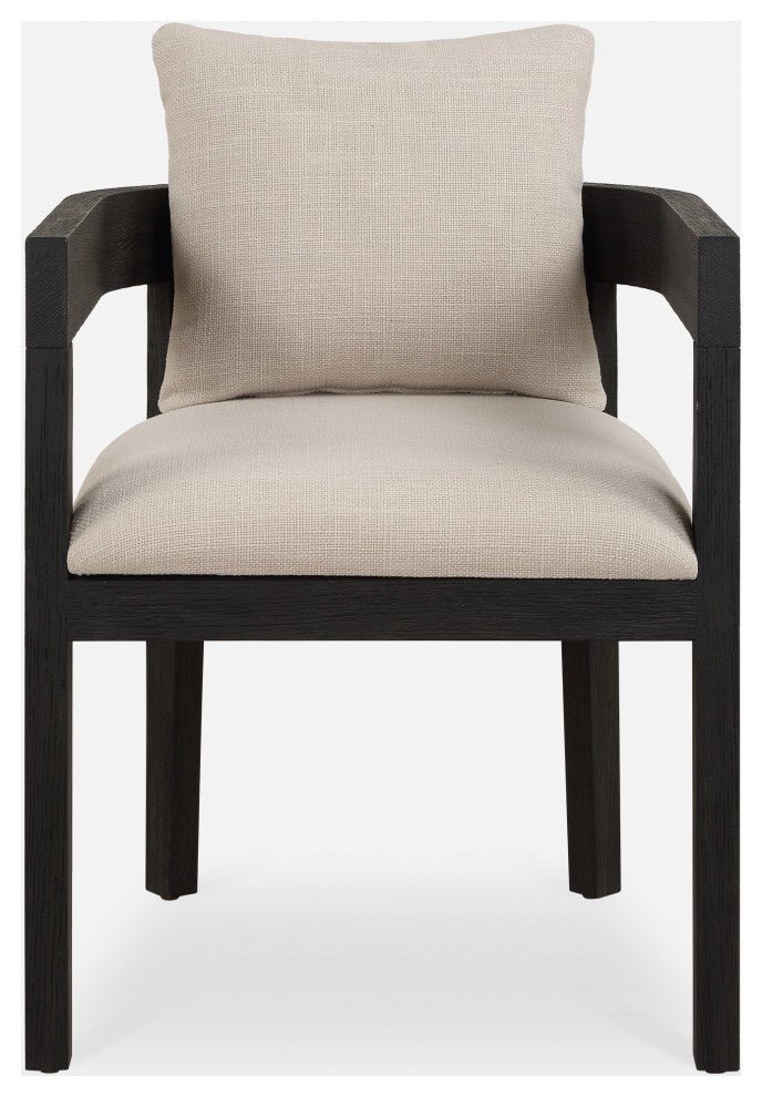 Uttermost - 23816 - Dining Chair - Balboa - Oak In A Rich Ebony Stain