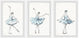 The Last Dancer Triptych, 3-Piece Set, 24x36 Panels