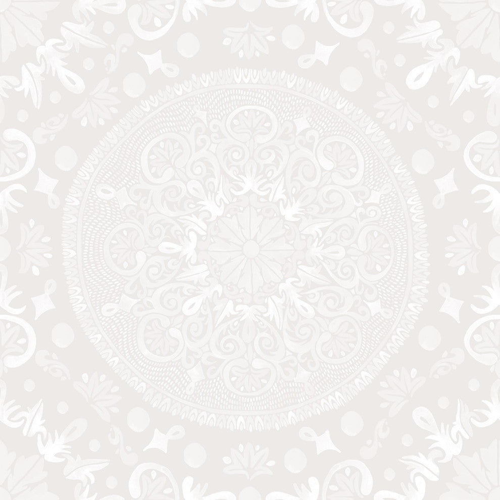 Sundial Wallcovering, Beige, Roll, Traditional