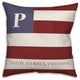 Faith Family Freedom Monogram Flag P 18x18 Spun Poly Pillow