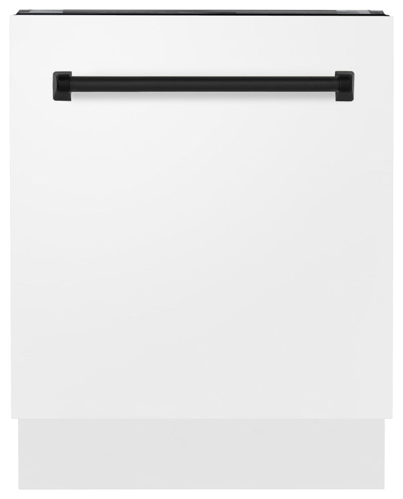 ZLINE 24" Tall Tub Dishwasher, White Matte DWVZ-WM-24-MB