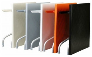 Compamia Forza Square Folding Table, Silver-Gray